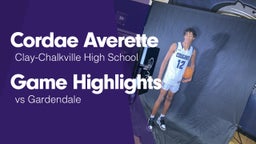 Game Highlights vs Gardendale 