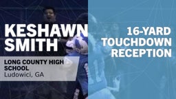 16-yard Touchdown Reception vs Savannah Country Day School