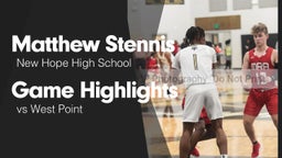 Game Highlights vs West Point 