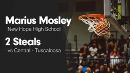 2 Steals vs Central  - Tuscaloosa