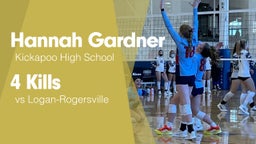 4 Kills vs Logan-Rogersville 