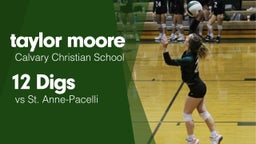 12 Digs vs St. Anne-Pacelli