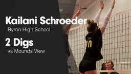 2 Digs vs Mounds View 