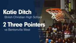 2 Three Pointers vs Bentonville West 