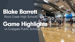 Game Highlights vs Coalgate Public Schools