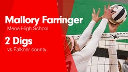2 Digs vs Falkner county