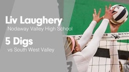 5 Digs vs South West Valley 