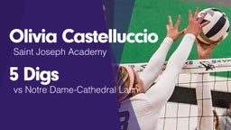 5 Digs vs Notre Dame-Cathedral Latin 