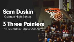 3 Three Pointers vs Silverdale Baptist Academy