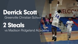 2 Steals vs Madison Ridgeland Academy