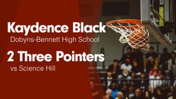 2 Three Pointers vs Science Hill 