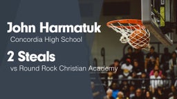2 Steals vs Round Rock Christian Academy