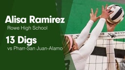 13 Digs vs Pharr-San Juan-Alamo 