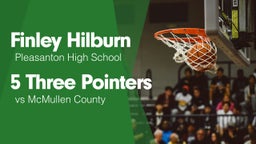 5 Three Pointers vs McMullen County 
