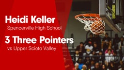 3 Three Pointers vs Upper Scioto Valley 