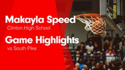 Game Highlights vs South Pike 