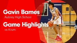 Game Highlights vs Krum 