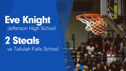2 Steals vs Tallulah Falls School