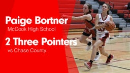 2 Three Pointers vs Chase County 
