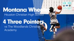 4 Three Pointers vs The Woodlands Christian Academy