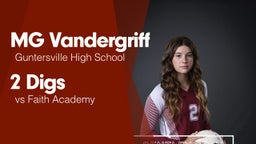 2 Digs vs Faith Academy