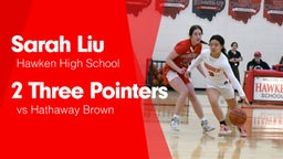 2 Three Pointers vs Hathaway Brown 