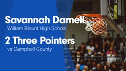 2 Three Pointers vs Campbell County 