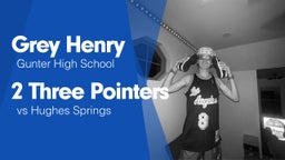 2 Three Pointers vs Hughes Springs 