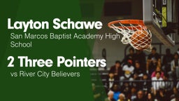 2 Three Pointers vs River City Believers