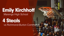 4 Steals vs Richmond-Burton Community 