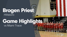 Game Highlights vs Miami Trace 