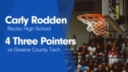 4 Three Pointers vs Greene County Tech 