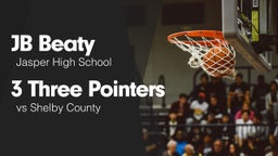 3 Three Pointers vs Shelby County 