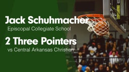 2 Three Pointers vs Central Arkansas Christian
