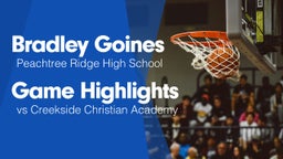 Game Highlights vs Creekside Christian Academy