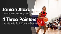 4 Three Pointers vs Metairie Park Country Day 