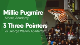 3 Three Pointers vs George Walton Academy