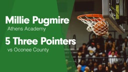 5 Three Pointers vs Oconee County 