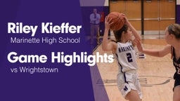 Game Highlights vs Wrightstown 