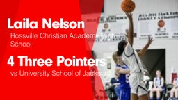 4 Three Pointers vs University School of Jackson