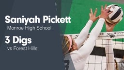3 Digs vs Forest Hills 
