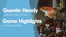 Game Highlights vs Proviso East