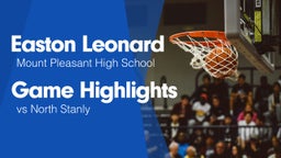 Game Highlights vs North Stanly 