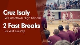 2 Fast Breaks vs Wirt County 