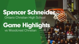 Game Highlights vs Woodcrest Christian 