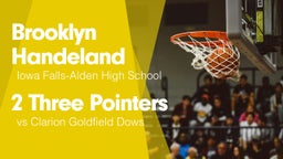 2 Three Pointers vs Clarion Goldfield Dows 