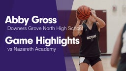 Game Highlights vs Nazareth Academy 