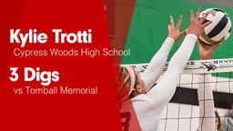 3 Digs vs Tomball Memorial 