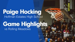 Game Highlights vs Rolling Meadows 