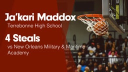 4 Steals vs New Orleans Military & Maritime Academy